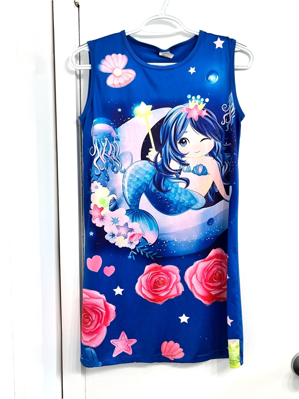 Girls Mermaid Princess Nightgown Size 11-12Y